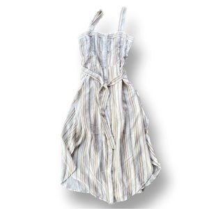 Long button up dress